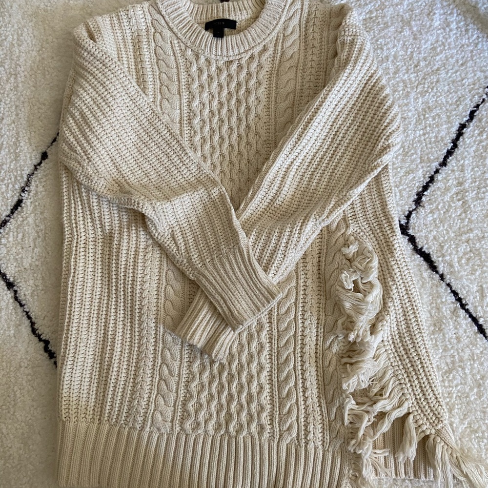 J Crew long sweater